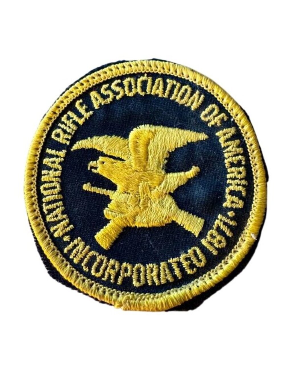 Vintage NRA National Rifle Association of America Incorporated 1871 Patch 3 Inch